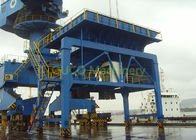 Construção alta montada trilho do aço da eficiência de funcionamento do funil da carga do caminhão do porto