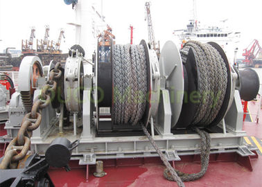 Do guincho marinho do cilindro da corda da âncora confiança alta para a plataforma marinha das embarcações
