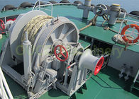 Fixed Marine Deck Winches , Hydraulic Combination Windlass Mooring Winch